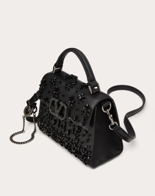 Red Valentino BORSA A MANO MINI VALENTINO GARAVANI VSLING RICAMATA Spedizione Gratuita