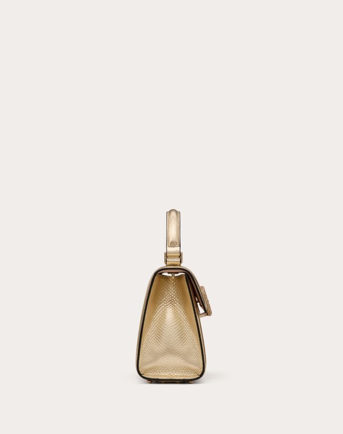 Red Valentino BORSA A MANO PICCOLA VALENTINO GARAVANI VSLING IN KARUNG METALLIZZATO Promozione Limitata