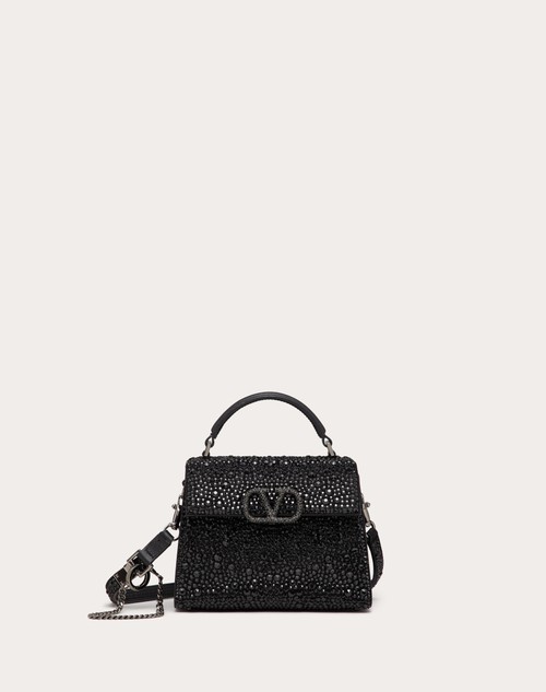 Red Valentino BORSA A MANO MINI VSLING CON RICAMO SPARKLING Sconto