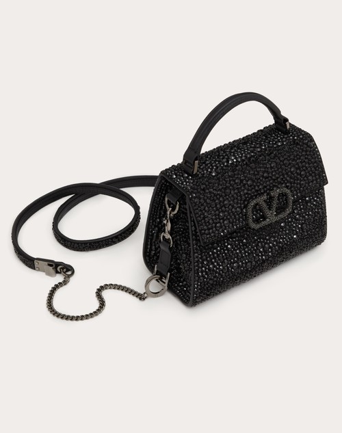 Red Valentino BORSA A MANO MINI VSLING CON RICAMO SPARKLING Sconto