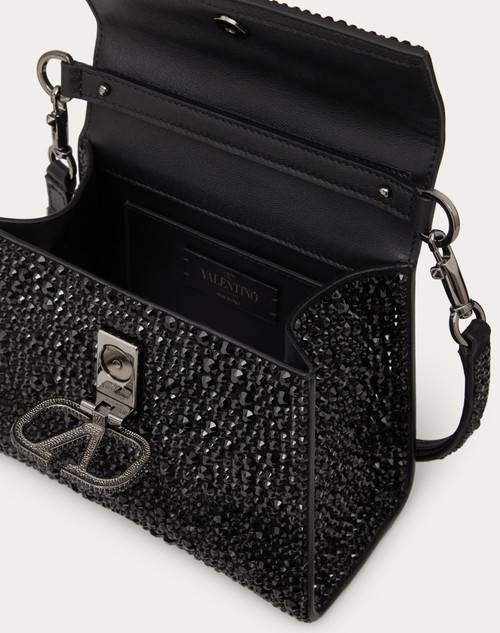 Red Valentino BORSA A MANO MINI VSLING CON RICAMO SPARKLING Sconto