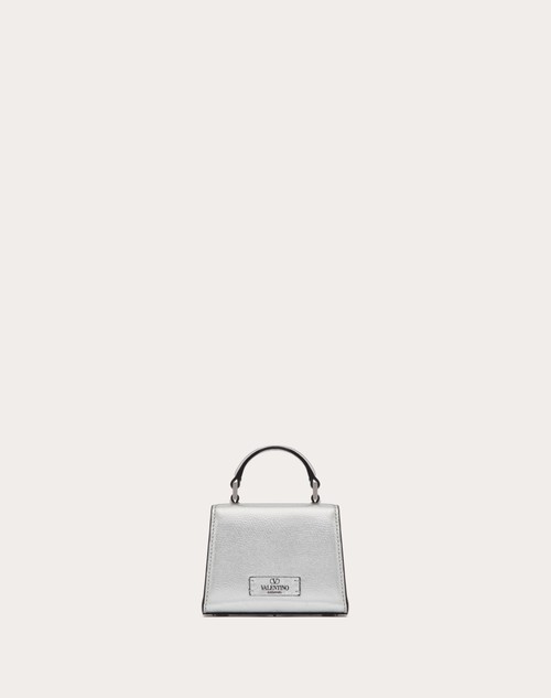 Red Valentino BORSA A MANO MICRO VSLING IN VITELLO GRANATO METALLIZZATO Economico