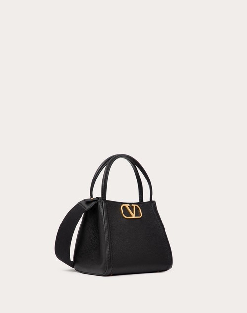 Red Valentino BORSA A MANO PICCOLA VALENTINO GARAVANI ALLTIME IN VITELLO GRANATO Saldi