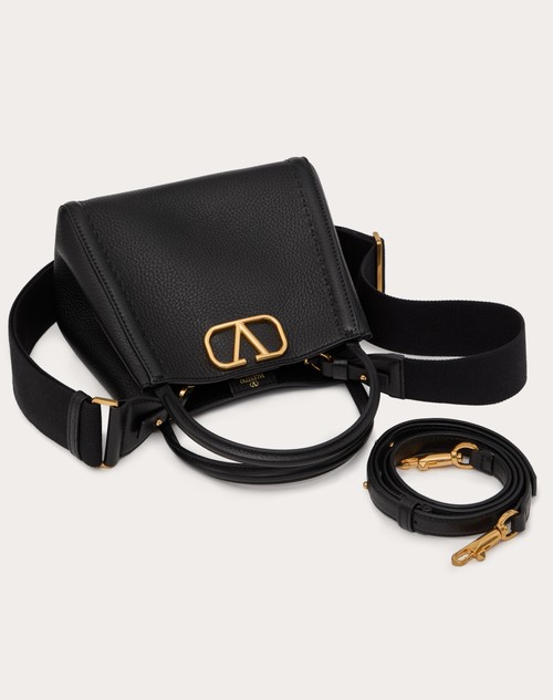 Red Valentino BORSA A MANO PICCOLA VALENTINO GARAVANI ALLTIME IN VITELLO GRANATO Saldi