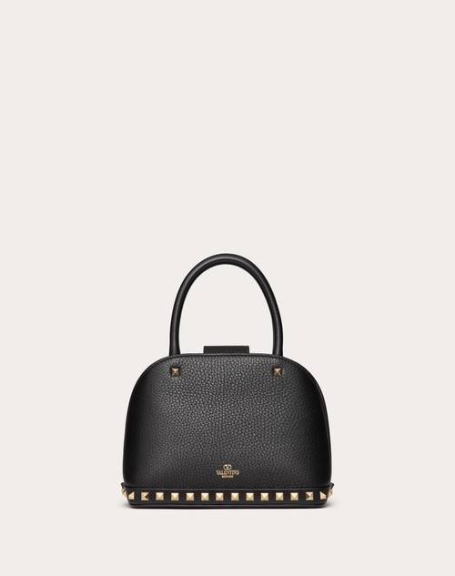 Red Valentino BORSA PICCOLA A MANO VALENTINO GARAVANI ROCKSTUD IN VITELLO GRANATO Offerte