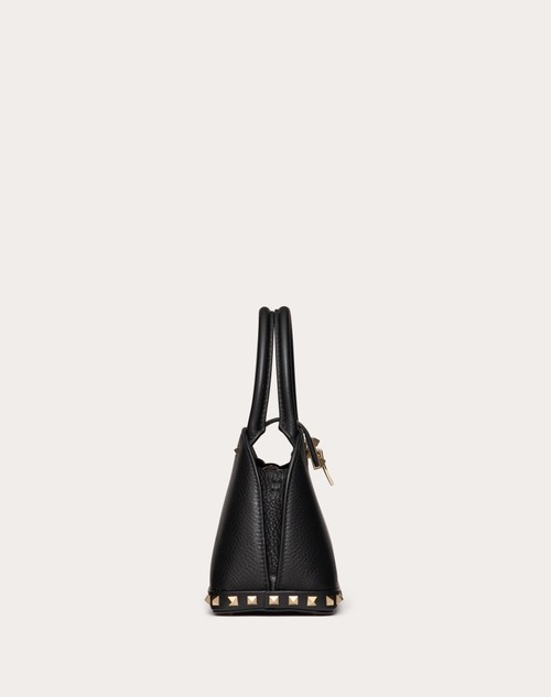 Red Valentino BORSA PICCOLA A MANO VALENTINO GARAVANI ROCKSTUD IN VITELLO GRANATO Offerte