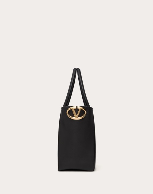 Red Valentino BORSA SHOPPING VLOGO SIDE IN VITELLO NAPPATO Vendita Economica