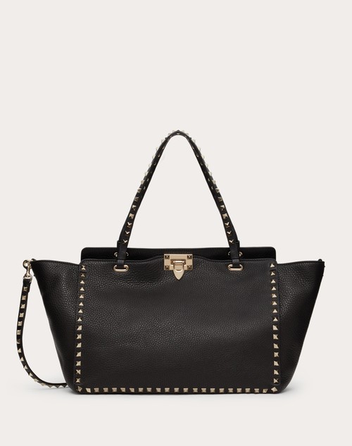 Red Valentino BORSA MEDIA ROCKSTUD IN VITELLO GRANATO 2025