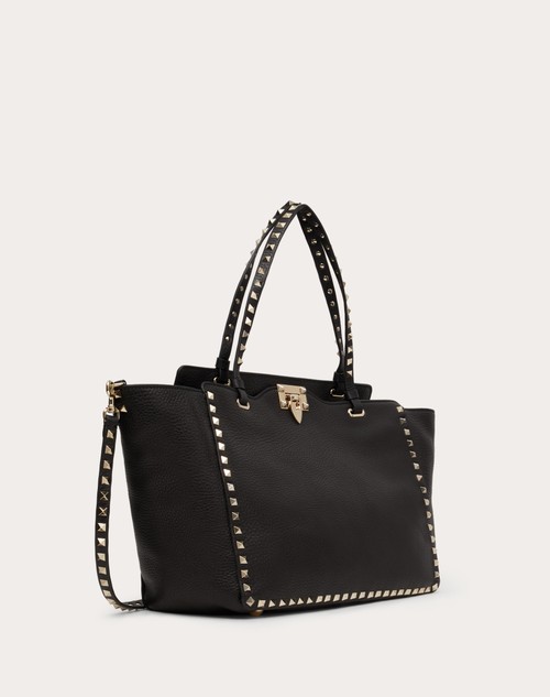 Red Valentino BORSA MEDIA ROCKSTUD IN VITELLO GRANATO 2025