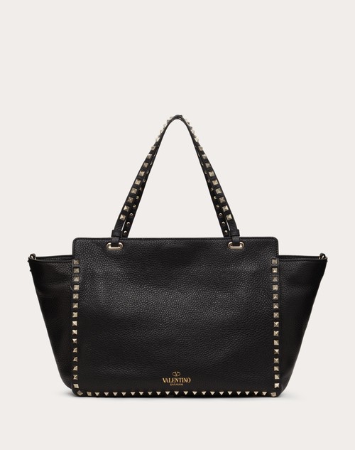 Red Valentino BORSA MEDIA ROCKSTUD IN VITELLO GRANATO 2025