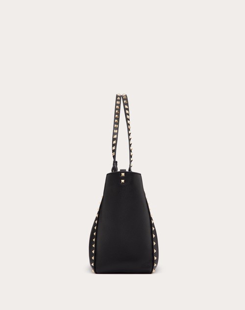 Red Valentino BORSA MEDIA ROCKSTUD IN VITELLO GRANATO 2025