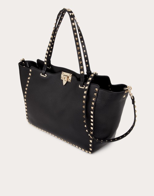 Red Valentino BORSA MEDIA ROCKSTUD IN VITELLO GRANATO 2025