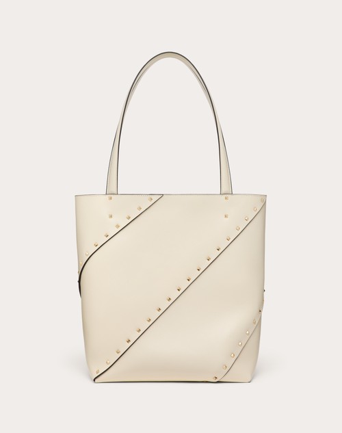 Red Valentino BORSA SHOPPING VALENTINO GARAVANI VALENTINO GARAVANI ROCKSTUD WISPY IN VITELLO In Linea