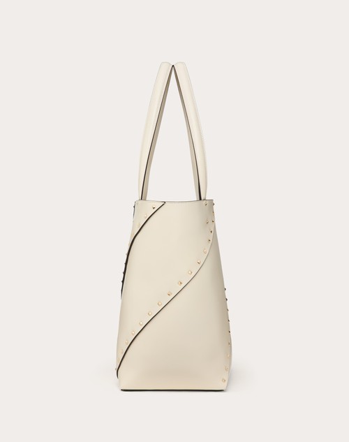 Red Valentino BORSA SHOPPING VALENTINO GARAVANI VALENTINO GARAVANI ROCKSTUD WISPY IN VITELLO Qualità