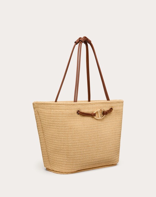 Red Valentino BORSA SHOPPING GRANDE VALENTINO GARAVANI ESCAPE IN RAFIA Vendita