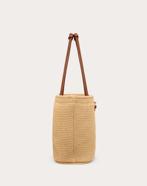 Red Valentino BORSA SHOPPING GRANDE VALENTINO GARAVANI ESCAPE IN RAFIA Vendita
