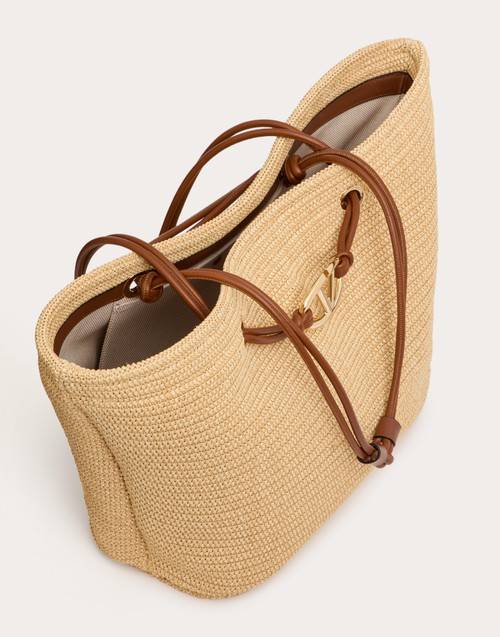 Red Valentino BORSA SHOPPING GRANDE VALENTINO GARAVANI ESCAPE IN RAFIA Vendita