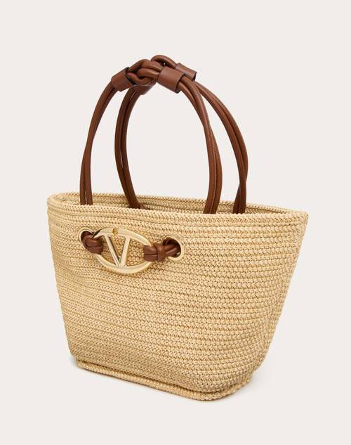 Red Valentino BORSA SHOPPING PICCOLA VALENTINO GARAVANI ESCAPE IN RAFIA Promozione