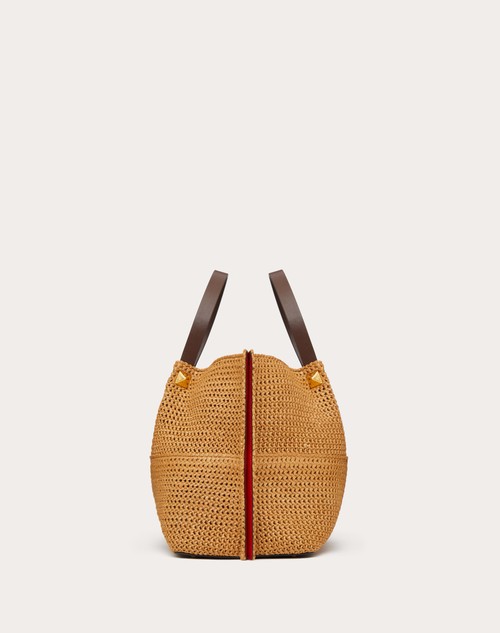 Red Valentino BORSA SHOPPING MEDIA IN RAFIA SINTETICA Spedizione Gratuita