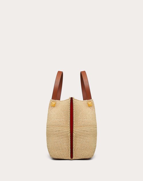 Red Valentino BORSA SHOPPING MEDIA IN RAFIA SINTETICA Pezzi Unici