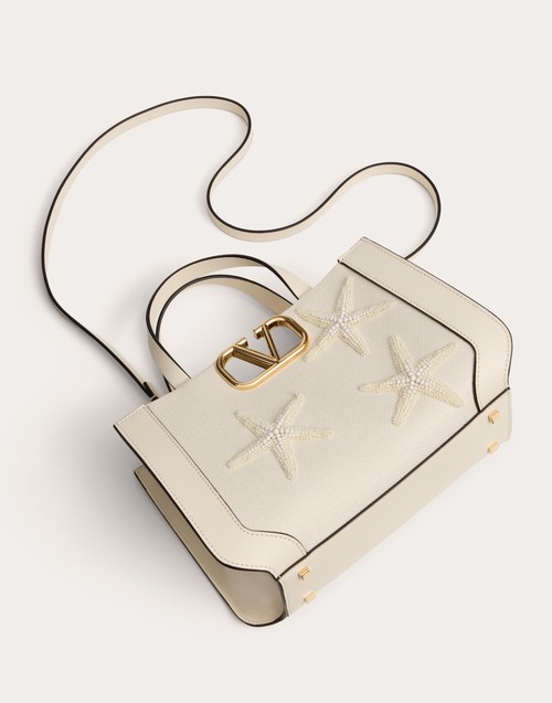 Red Valentino BORSA PICCOLA A MANO VALENTINO GARAVANI ESCAPE IN RAFIA CON RICAMO Negozi Online
