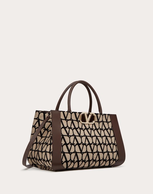 Red Valentino BORSA MEDIA A MANO VLOGO SIGNATURE TOILE ICONOGRAPHE Shopping Online