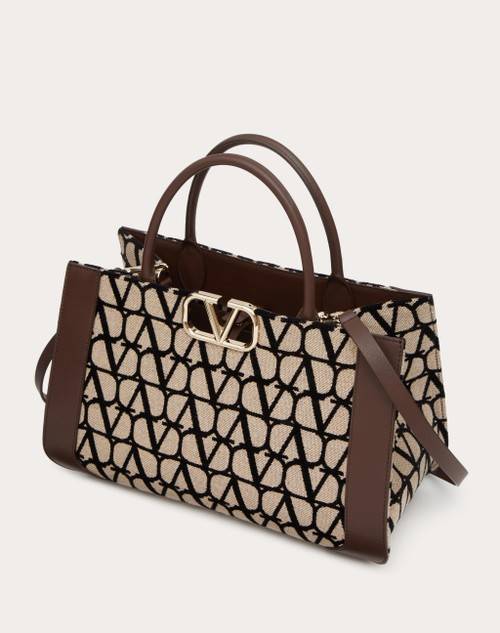 Red Valentino BORSA MEDIA A MANO VLOGO SIGNATURE TOILE ICONOGRAPHE Shopping Online