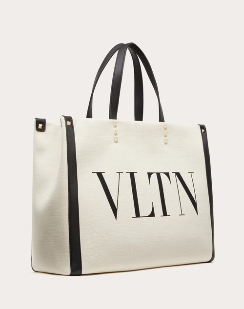 Red Valentino BORSA SHOPPING PICCOLA IN CANVAS CON STAMPA VLTN Affare Del Giorno