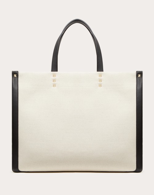 Red Valentino BORSA SHOPPING PICCOLA IN CANVAS CON STAMPA VLTN Affare Del Giorno