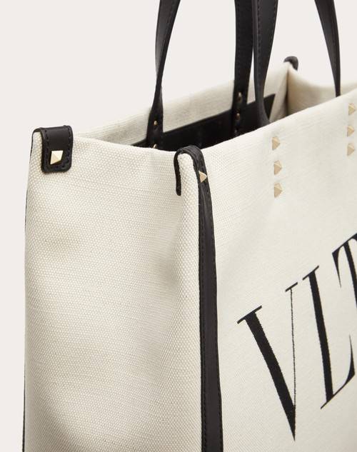 Red Valentino BORSA SHOPPING PICCOLA IN CANVAS CON STAMPA VLTN Affare Del Giorno