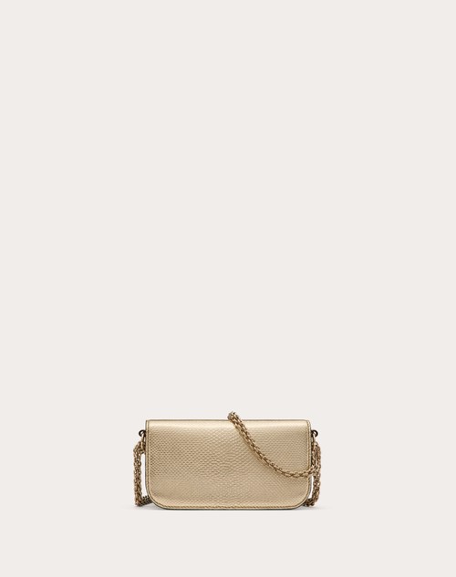 Red Valentino BORSA PICCOLA A SPALLA VALENTINO GARAVANI VALENTINO GARAVANI LOCÒ IN KARUNG METALLIZZATO Economico