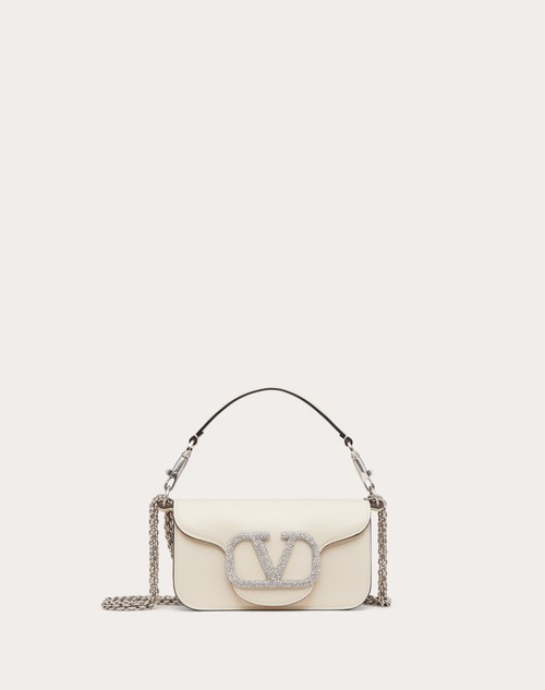 Red Valentino BORSA PICCOLA A SPALLA VALENTINO GARAVANI LOCÒ CON LOGO GIOIELLO In Vendita