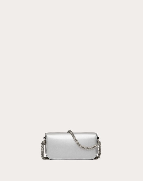 Red Valentino BORSA PICCOLA A SPALLA VALENTINO GARAVANI LOCÒ IN VITELLO METALLIZZATO Vendita Economica