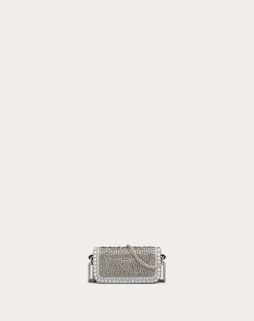 Red Valentino BORSA MICRO CON CATENA VALENTINO GARAVANI LOCÒ CON STRASS 2025