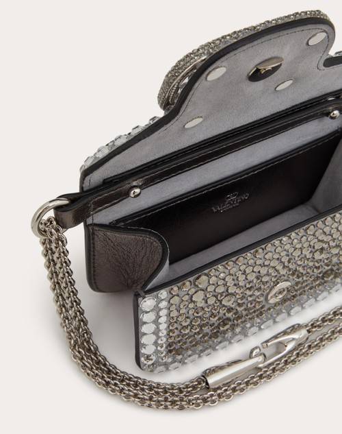 Red Valentino BORSA MICRO CON CATENA VALENTINO GARAVANI LOCÒ CON STRASS 2025