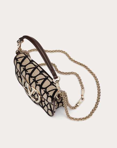 Red Valentino BORSA PICCOLA A SPALLA VALENTINO GARAVANI LOCÒ TOILE ICONOGRAPHE Italia