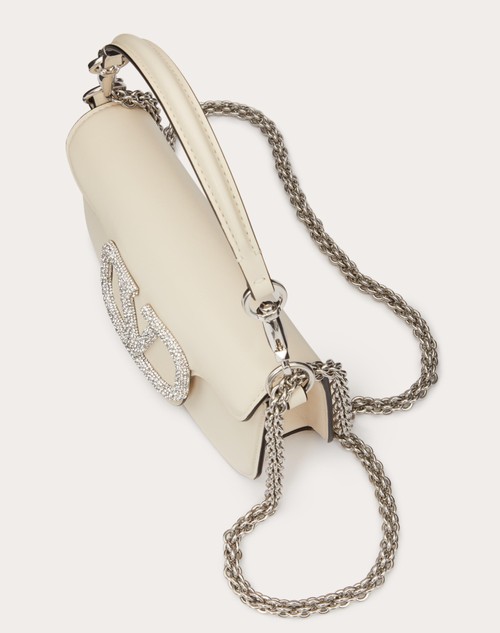 Red Valentino BORSA PICCOLA A SPALLA VALENTINO GARAVANI LOCÒ CON LOGO GIOIELLO In Linea