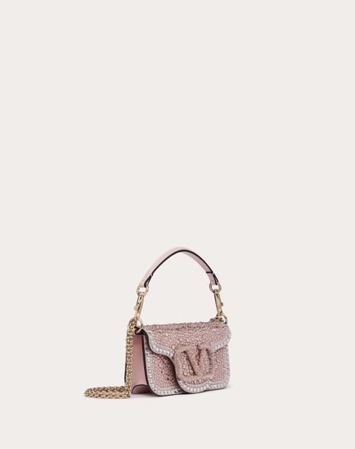 Red Valentino BORSA PICCOLA A SPALLA VALENTINO GARAVANI LOCÒ CON STRASS Vendita