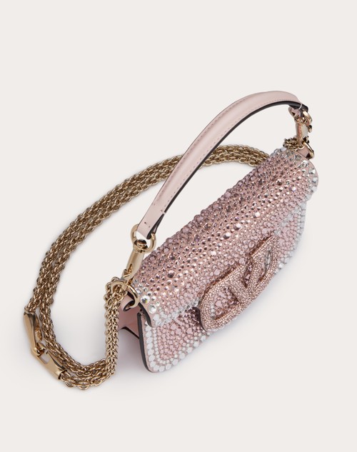 Red Valentino BORSA PICCOLA A SPALLA VALENTINO GARAVANI LOCÒ CON STRASS Vendita