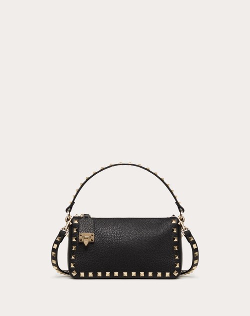 Red Valentino BORSA PICCOLA A TRACOLLA ROCKSTUD IN VITELLO GRANATO Shopping Online