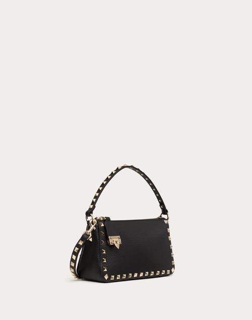 Red Valentino BORSA PICCOLA A TRACOLLA ROCKSTUD IN VITELLO GRANATO Shopping Online