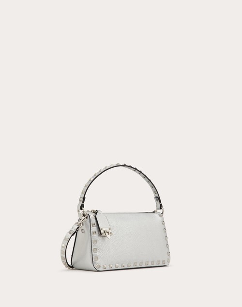 Red Valentino BORSA PICCOLA A TRACOLLA ROCKSTUD IN VITELLO GRANATO METALLIZZATO Convenienza