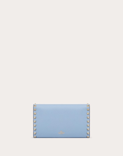 Red Valentino PORTAFOGLIO CON CATENA ROCKSTUD IN VITELLO GRANATO Novità
