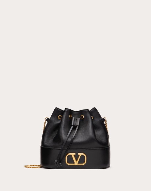 Red Valentino MINI SECCHIELLO CON CATENA VLOGO SIGNATURE IN NAPPA Offerta