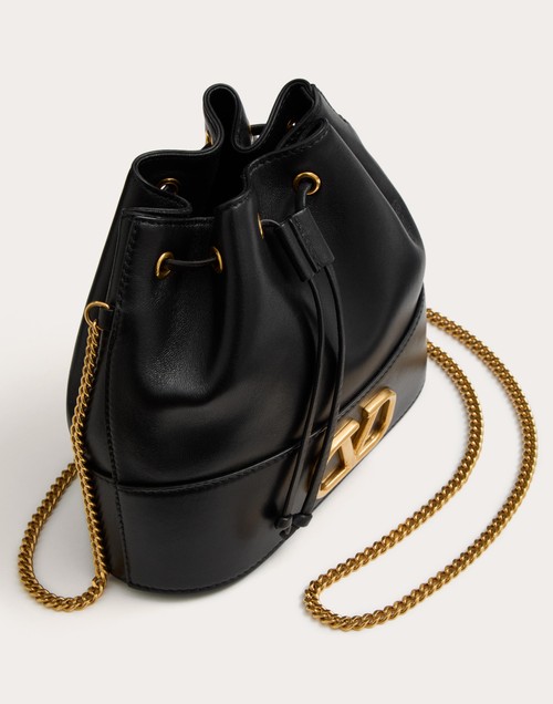 Red Valentino MINI SECCHIELLO CON CATENA VLOGO SIGNATURE IN NAPPA Economico