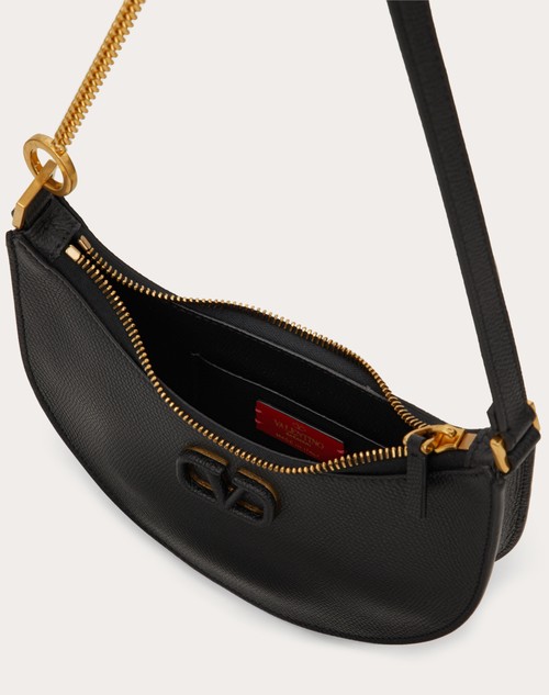 Red Valentino MINI HOBO VLOGO SIGNATURE IN VITELLO GRANATO Vendita Economica