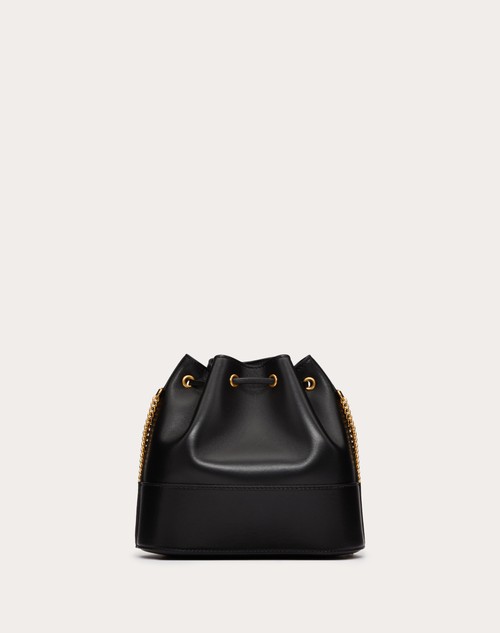 Red Valentino MINI SECCHIELLO CON CATENA VLOGO SIGNATURE IN NAPPA Saldi Di Fabbrica