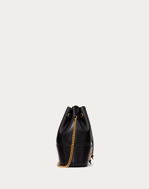 Red Valentino MINI SECCHIELLO CON CATENA VLOGO SIGNATURE IN NAPPA Saldi Di Fabbrica