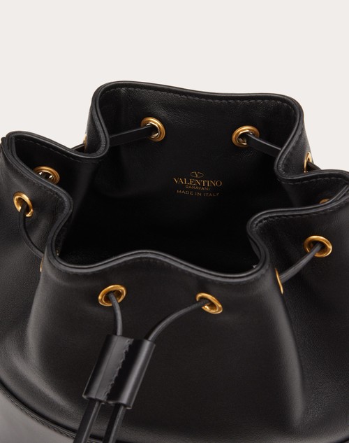 Red Valentino MINI SECCHIELLO CON CATENA VLOGO SIGNATURE IN NAPPA Saldi Di Fabbrica