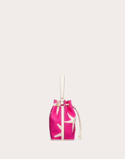 Red Valentino MINI BORSA A SECCHIELLO VALENTINO GARAVANI ESCAPE IN CANVAS CON STAMPA STARFISH Negozio